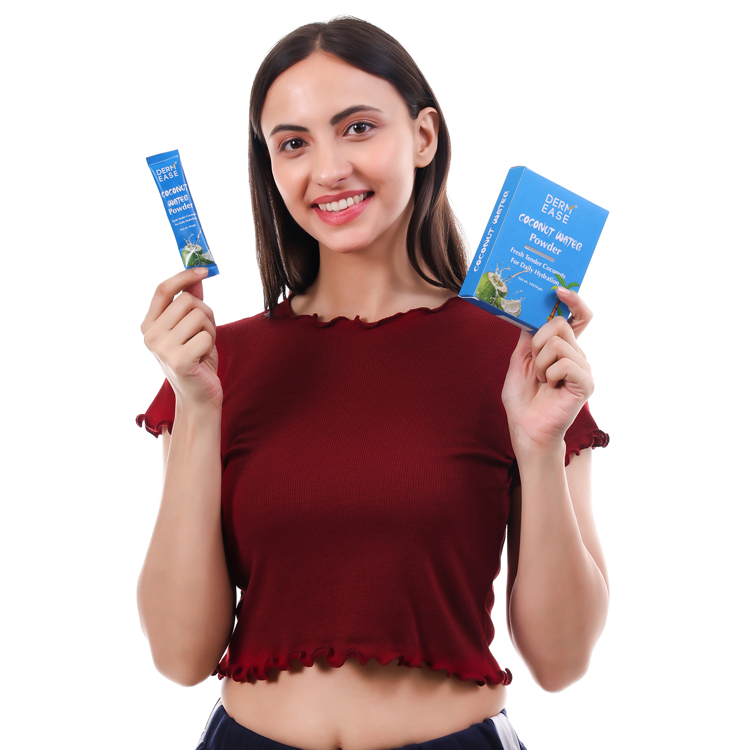 DERM EASE COCONUT WATER POWDER (PACK OF 5 SACHET)